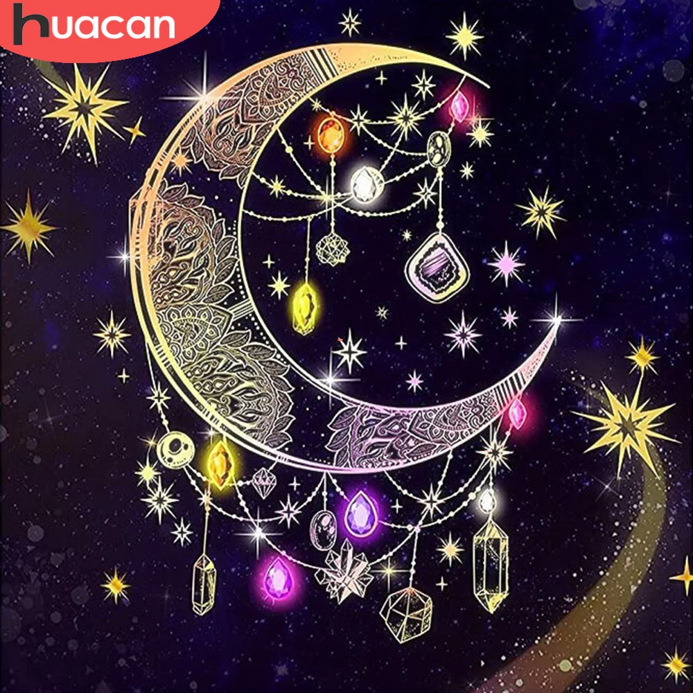 Алмазная мозаика HUACAN 5D, луна, картина из страз, вышивка, наборы для вышивки крестиком, подарок ручной работы
Алмазная мозаика HUACAN 5D, луна, картина из страз, вышивка, наборы для вышивки крестиком, подарок ручной работы