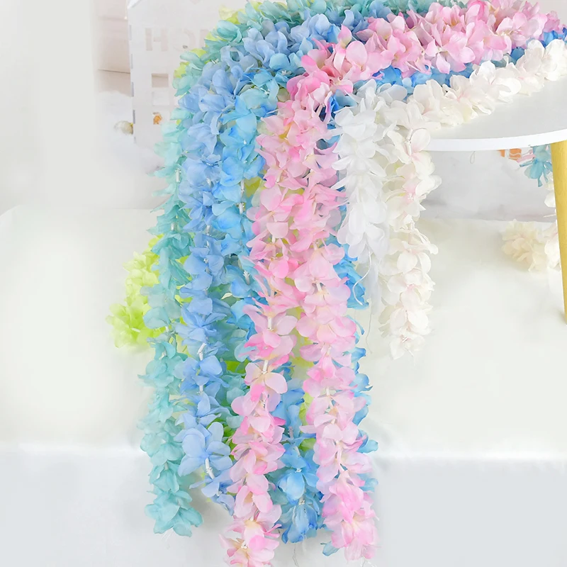 1/2pc Artificial Hydrangea Wisteria Flower For DIY Simulation Wedding Arch Rattan Wall Hanging Home Party Decoration Fake flower
1/2pc Artificial Hydrangea Wisteria Flower For DIY Simulation Wedding Arch Rattan Wall Hanging Home Party Decoration Fake flower