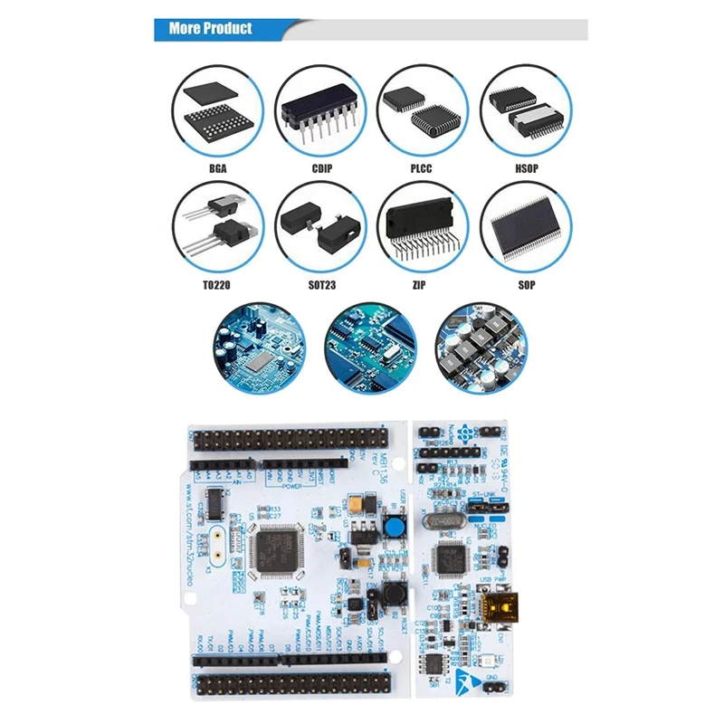 NUCLEO-F072RB Development Board Nucleo-64 STM32 F0 Series Microcontroller Evaluation Board STM32F072RBT6 MCU
NUCLEO-F072RB Development Board Nucleo-64 STM32 F0 Series Microcontroller Evaluation Board STM32F072RBT6 MCU