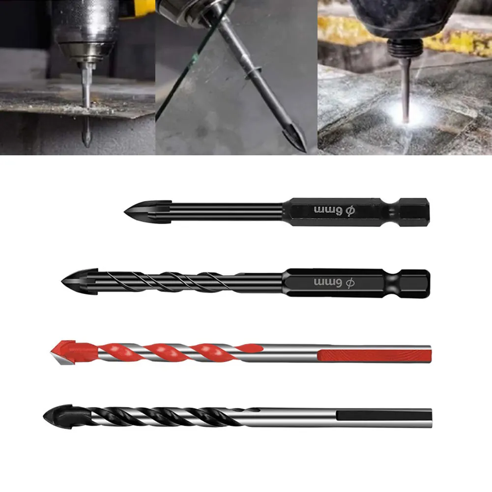 4Pcs Drill Bit Kit 6MM Diameter Efficient Universal Drilling Tool Multifunctional Triangle Alloy Drill Bit Drilling Hole Tools
4Pcs Drill Bit Kit 6MM Diameter Efficient Universal Drilling Tool Multifunctional Triangle Alloy Drill Bit Drilling Hole Tools