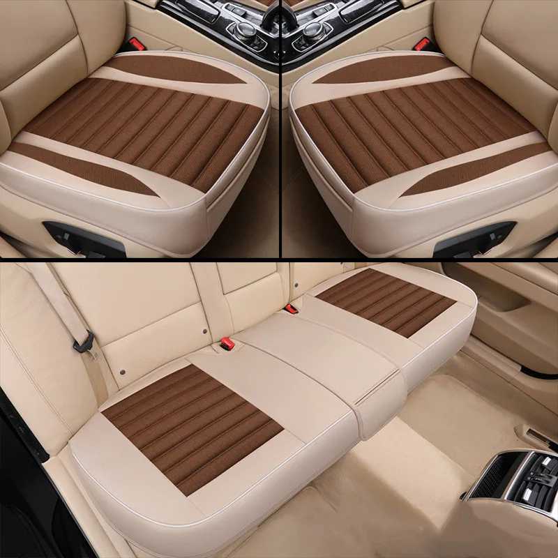 Luxury Universal Car Seat Cushion Linen Material Car Seat Protector Pad Breathable For Car Suv Truck Van Bus
Luxury Universal Car Seat Cushion Linen Material Car Seat Protector Pad Breathable For Car Suv Truck Van Bus