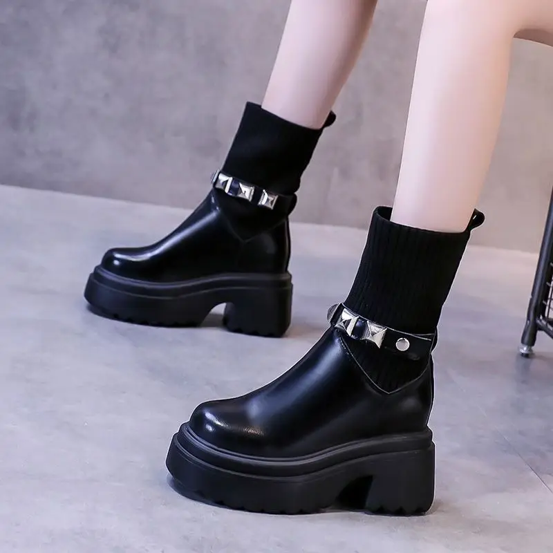 Ботильоны женские из искусственной кожи на толстой подошве, боевые ботинки на шнуровке, обувь на платформе, резиновые ковбойские ботинки, б...
Ботильоны женские из искусственной кожи на толстой подошве, боевые ботинки на шнуровке, обувь на платформе, резиновые ковбойские ботинки, б...