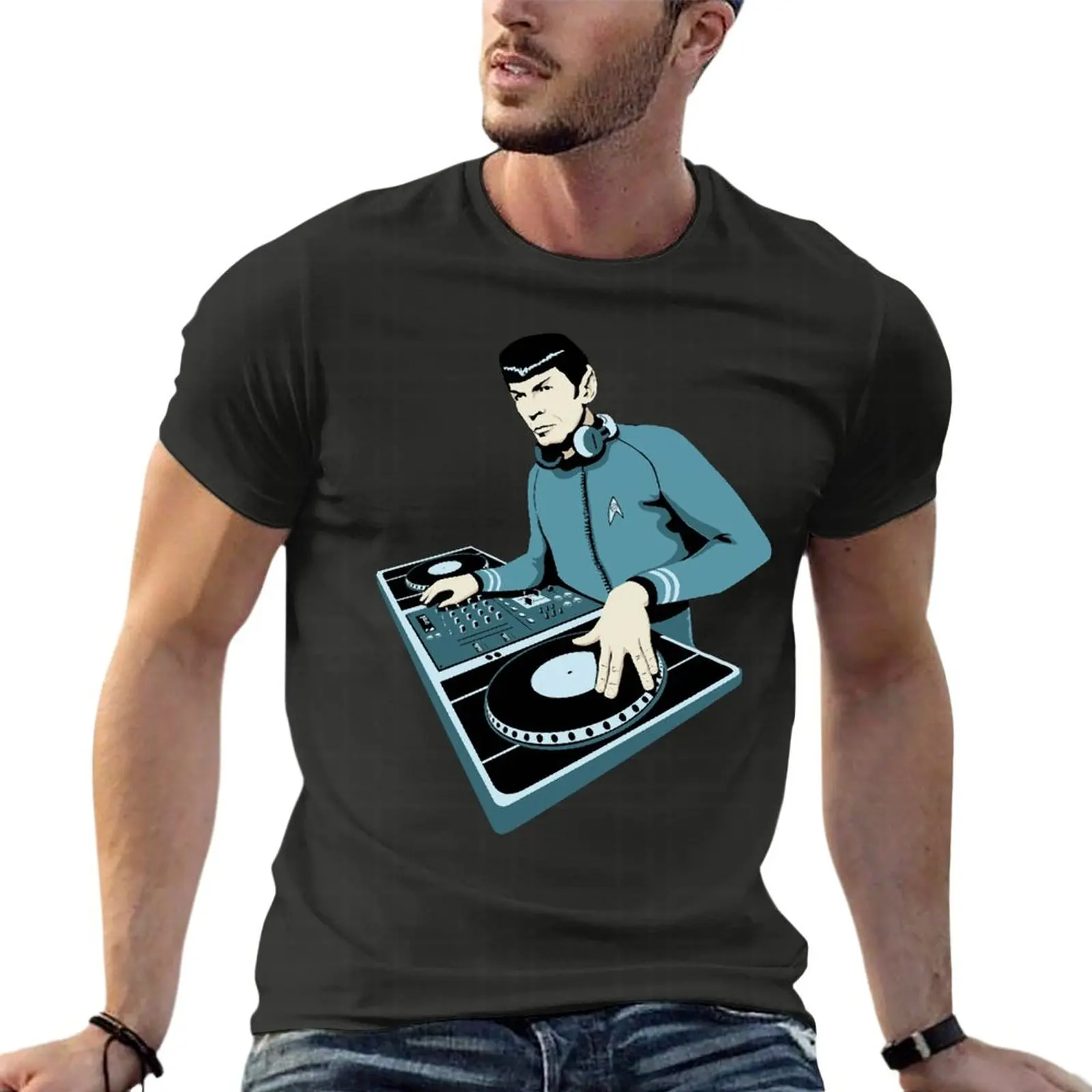 Dj Spock Star Parody Funny Oversize T Shirt Branded Mens Clothes 100% Cotton Streetwear Large Size Tops Tee
Dj Spock Star Parody Funny Oversize T Shirt Branded Mens Clothes 100% Cotton Streetwear Large Size Tops Tee