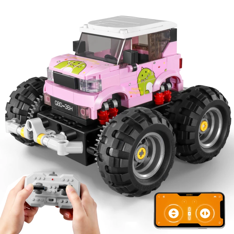 City RC Off-Road Racing Truck Car Building Blocks APP Programming Remote Control Buggy Vehicle Bricks Toy for Kids
City RC Off-Road Racing Truck Car Building Blocks APP Programming Remote Control Buggy Vehicle Bricks Toy for Kids