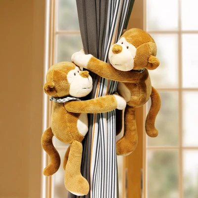 Занавесочные держатели с обезьянками из плюша, 2 шт.
Занавесочные держатели с обезьянками из плюша, 2 шт.