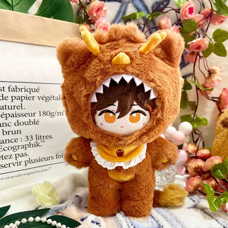 20CM Game Genshin Impact Cosplay Zhongli Morax Dragon Pajamas Class Uniform Soft Cute Outfit Plush Doll and Cloth Gifts
20CM Game Genshin Impact Cosplay Zhongli Morax Dragon Pajamas Class Uniform Soft Cute Outfit Plush Doll and Cloth Gifts