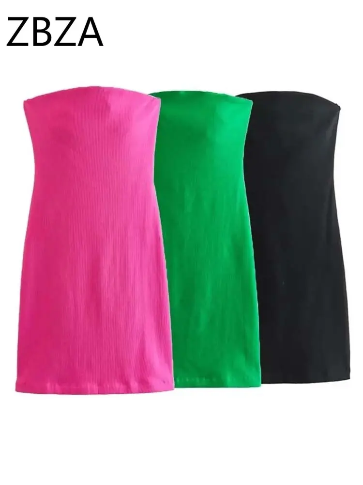 ZBZA 2023 Off Shoulder Mini Dress Woman Tube Bodycon Dress Women Summer Backless Sexy Short Dresses Female Party Dresses
ZBZA 2023 Off Shoulder Mini Dress Woman Tube Bodycon Dress Women Summer Backless Sexy Short Dresses Female Party Dresses