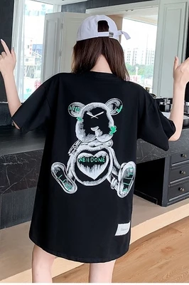 2022 WE11DONE Men and women round neck short-sleeved cartoon bear loose casual all-match welldone T-shirt TX530 
2022 WE11DONE Men and women round neck short-sleeved cartoon bear loose casual all-match welldone T-shirt TX530