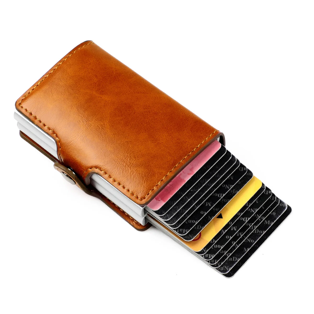Men Rfid Anti-theft Card Holders Women Genuine Leather Wallets Large Capacity Business Card Case Portable Double Layer Purse New
Men Rfid Anti-theft Card Holders Women Genuine Leather Wallets Large Capacity Business Card Case Portable Double Layer Purse New