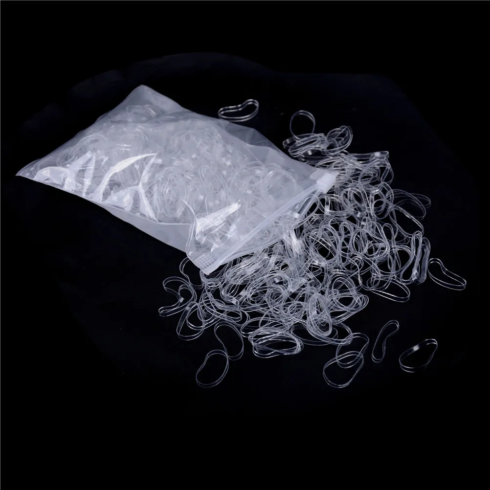 500pcs/Bag New Clear Ponytail Holder Elastic Rubber Band Hair Ties Ropes Rings Rubber Band for Girls Hot Sale
500pcs/Bag New Clear Ponytail Holder Elastic Rubber Band Hair Ties Ropes Rings Rubber Band for Girls Hot Sale