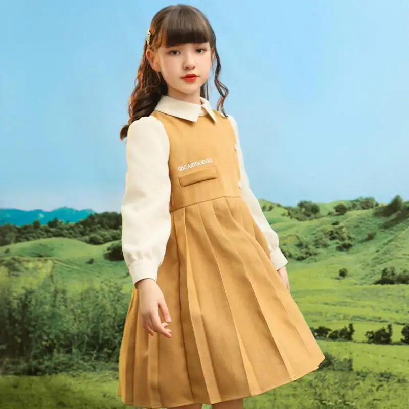 Teens Girls Dress 2022 Spring Autumn Long Sleeve Pleated Hem Princess Gowns Children Kids Party Dresses Clothing 3-14y
Teens Girls Dress 2022 Spring Autumn Long Sleeve Pleated Hem Princess Gowns Children Kids Party Dresses Clothing 3-14y