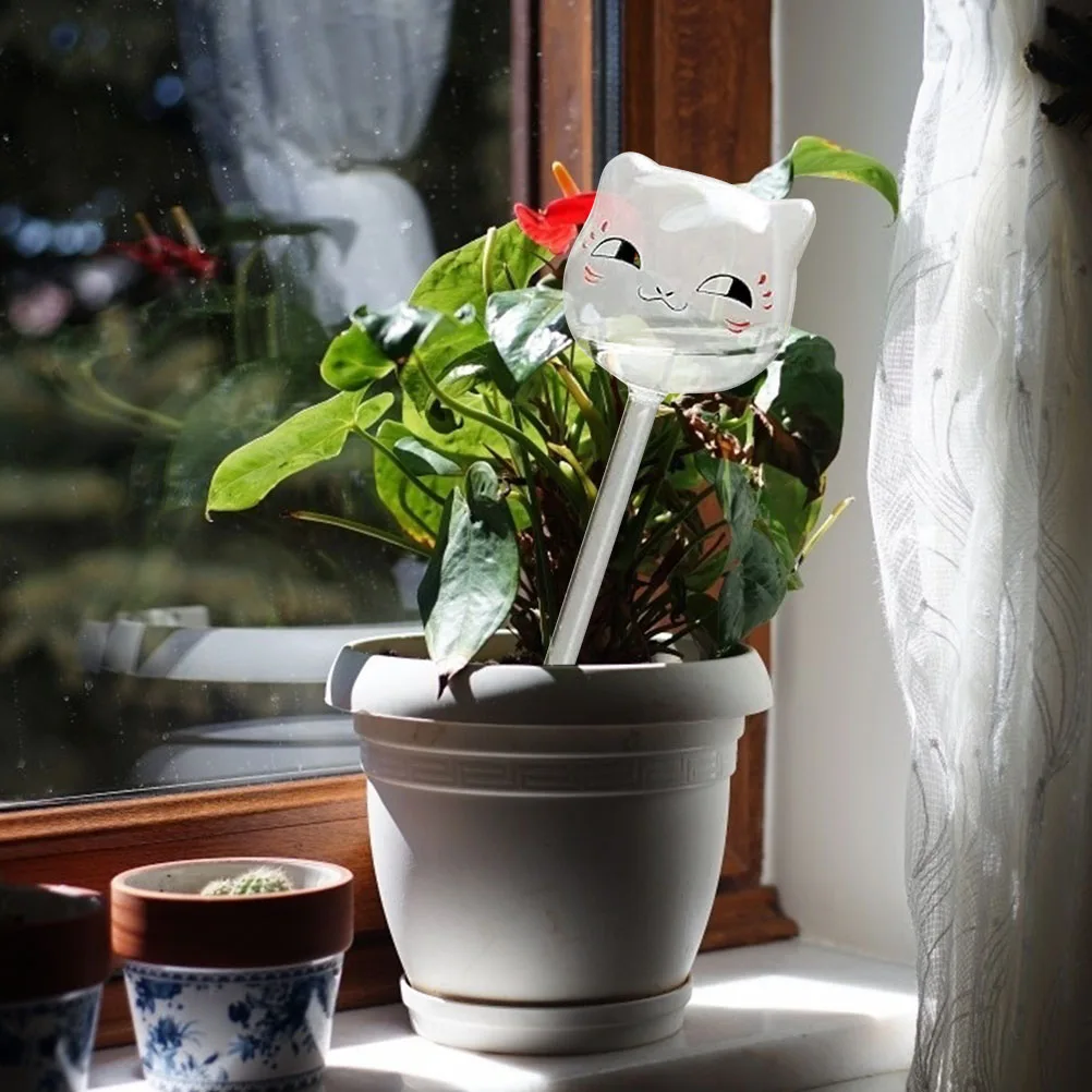 3PCS Glass Plant Cat Shape Auto Drip Irrigation System Water Feeder Household Waterers Bottle Spike Self Watering Waterer Device
3PCS Glass Plant Cat Shape Auto Drip Irrigation System Water Feeder Household Waterers Bottle Spike Self Watering Waterer Device