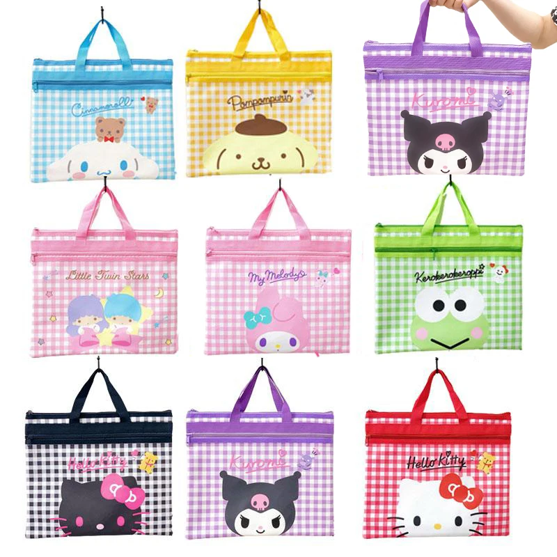 Kawaii Sanrios kittyed Kuromi Cinnamoroll My Melody Милая мультяшная сумка с двойной молнией для хранения файлов Студенческая обучающая сумка Портативная
Kawaii Sanrios kittyed Kuromi Cinnamoroll My Melody Милая мультяшная сумка с двойной молнией для хранения файлов Студенческая обучающая сумка Портативная