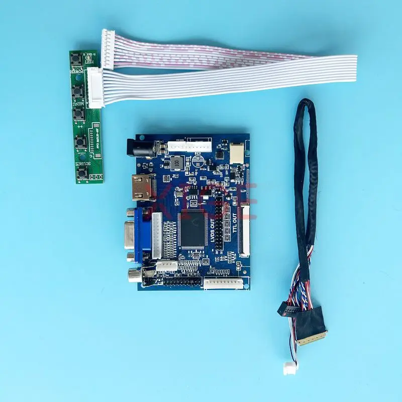 Для LTN140AT20 LTN140AT21 плата драйвера контроллера 2AV VGA 14 "40-Pin LVDS DIY модификация Комплект HDMI совместимый монитор ноутбука 1366*768
