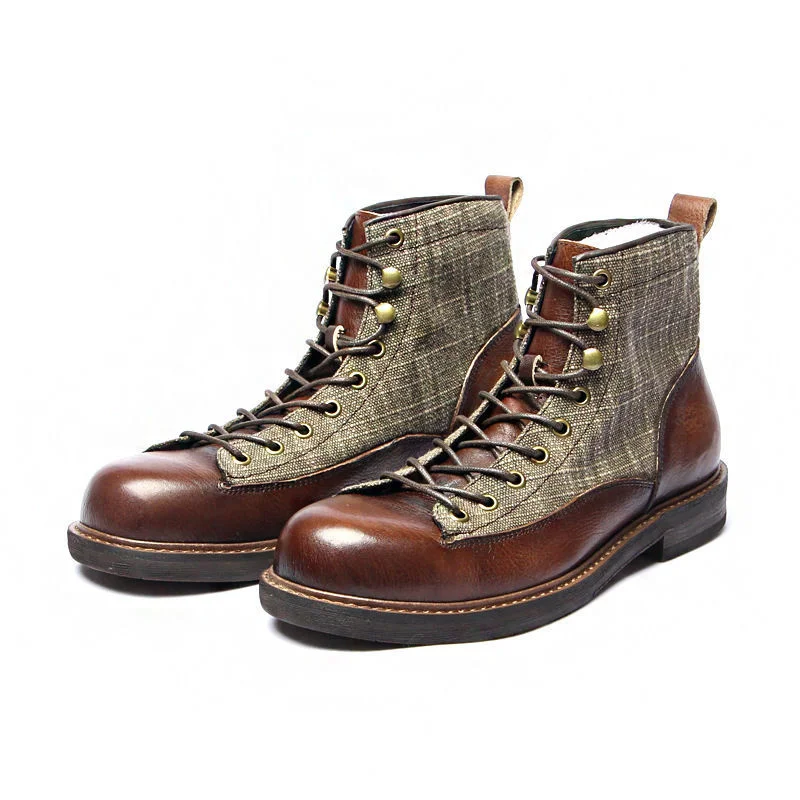 High quality leather boots Men's high top Martin 2023 winter thick soled British vintage fashion Versatile
High quality leather boots Men's high top Martin 2023 winter thick soled British vintage fashion Versatile