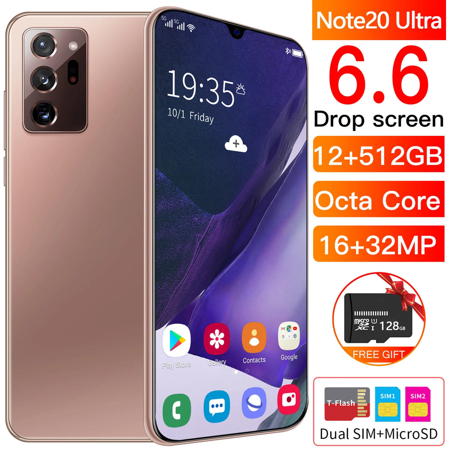 Смартфон, 6,6 дюйма, 12 Гб + 512 ГБ, для Samsung Galaxy Note20 Ultra, Apple, Huawei, Xiaomi
Смартфон, 6,6 дюйма, 12 Гб + 512 ГБ, для Samsung Galaxy Note20 Ultra, Apple, Huawei, Xiaomi