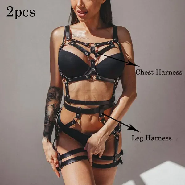 New Leather Harness for Women Garter Belt Lingerie Belts Stockings Body Buttocks Bondage Leather Leg Harness Belts Suspenders
New Leather Harness for Women Garter Belt Lingerie Belts Stockings Body Buttocks Bondage Leather Leg Harness Belts Suspenders