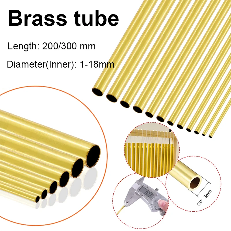 Латунная трубка 1/1.5/2/3/4/5/6/7/8/9/14/18 мм 200/300/500 мм 
Латунная трубка 1/1.5/2/3/4/5/6/7/8/9/14/18 мм 200/300/500 мм
