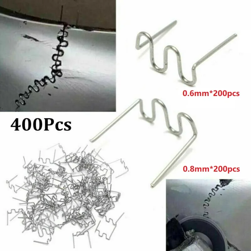 200/400pcs Flat Staples 0.6/0.8mm Hot Stapler Staples Stainless Steel Flat Staples For Plastic Welder/Car Repair Tool
200/400pcs Flat Staples 0.6/0.8mm Hot Stapler Staples Stainless Steel Flat Staples For Plastic Welder/Car Repair Tool