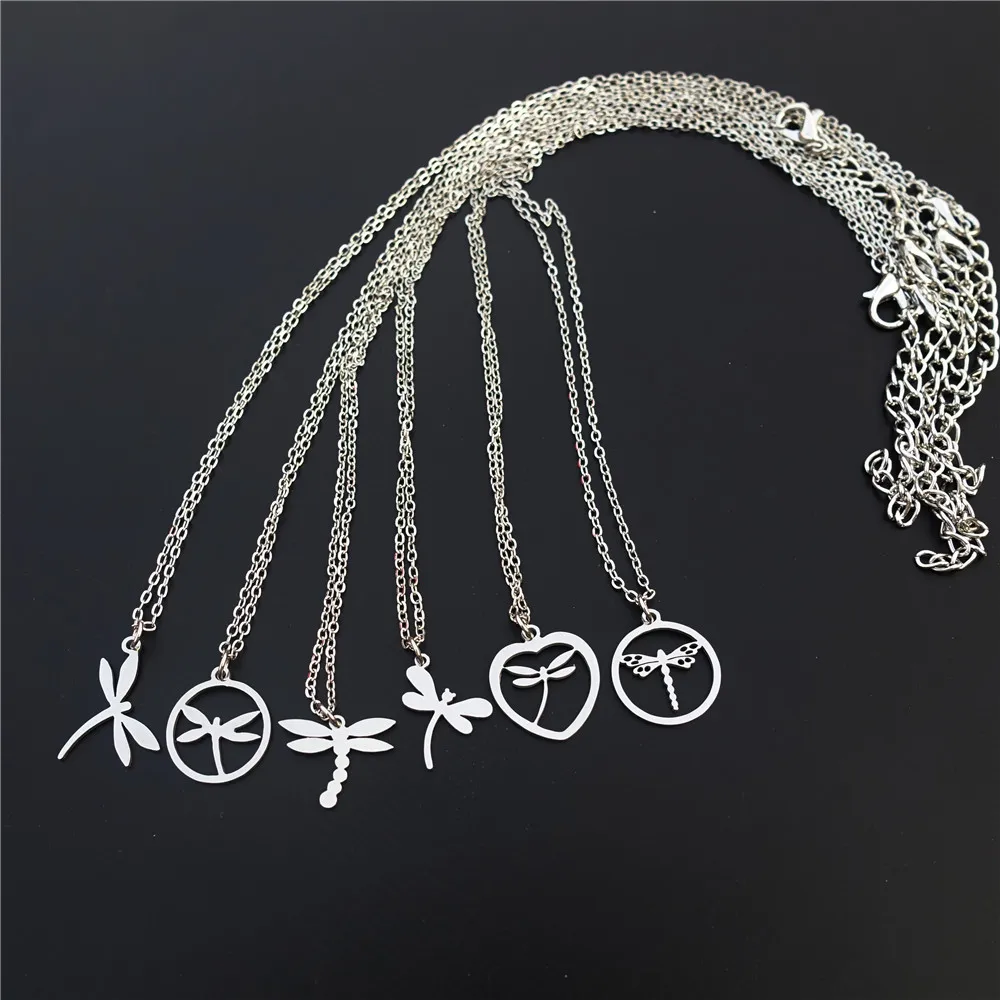 12 Pieces Girls Dragonfly Necklace Stainless Steel Tiny Insect Pendant Choker Jewelry Assorted Wholesale
12 Pieces Girls Dragonfly Necklace Stainless Steel Tiny Insect Pendant Choker Jewelry Assorted Wholesale