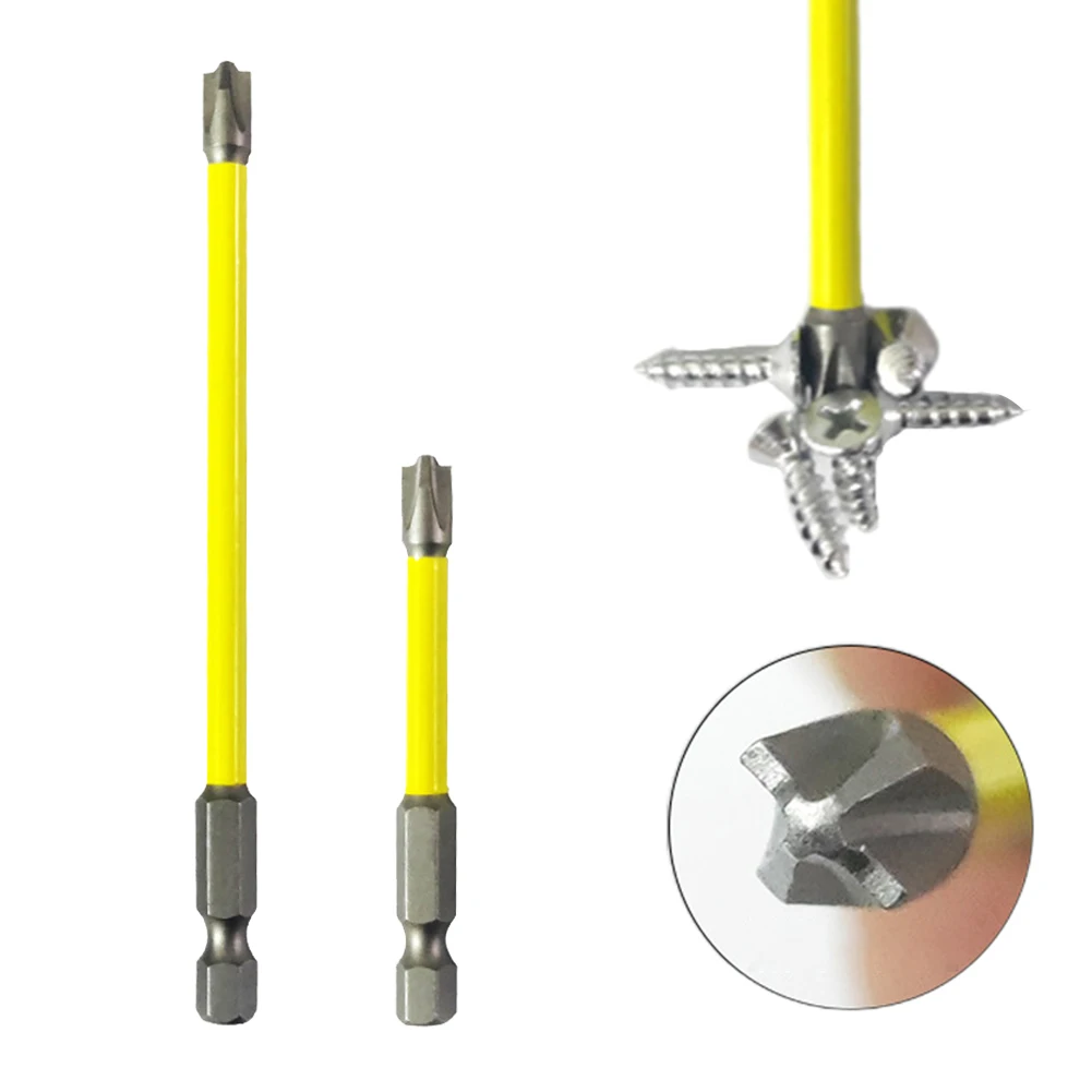 6PCS Magnetic Special Slotted Cross Screwdriver Bit 65mm 110mm For Electrician FPH2 For Socket Switch Hand Tools
6PCS Magnetic Special Slotted Cross Screwdriver Bit 65mm 110mm For Electrician FPH2 For Socket Switch Hand Tools