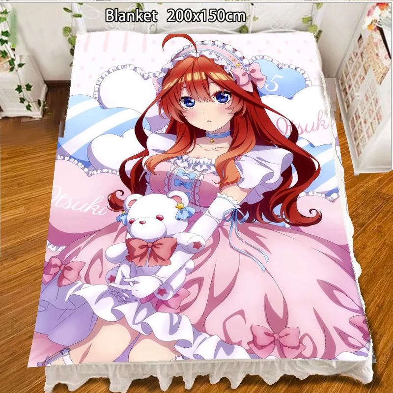 Anime Fleece Blanket The Quintessential Quintuplets Nakano Itsuki Quilt Carpet Soft Bedding Accessories 200x150cm
Anime Fleece Blanket The Quintessential Quintuplets Nakano Itsuki Quilt Carpet Soft Bedding Accessories 200x150cm