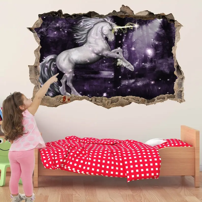 Unicorn Enchanted Forest Fantasy Wall Sticker Mural Decal Print Art Kids Girls Bedroom Decor EF7
Unicorn Enchanted Forest Fantasy Wall Sticker Mural Decal Print Art Kids Girls Bedroom Decor EF7
