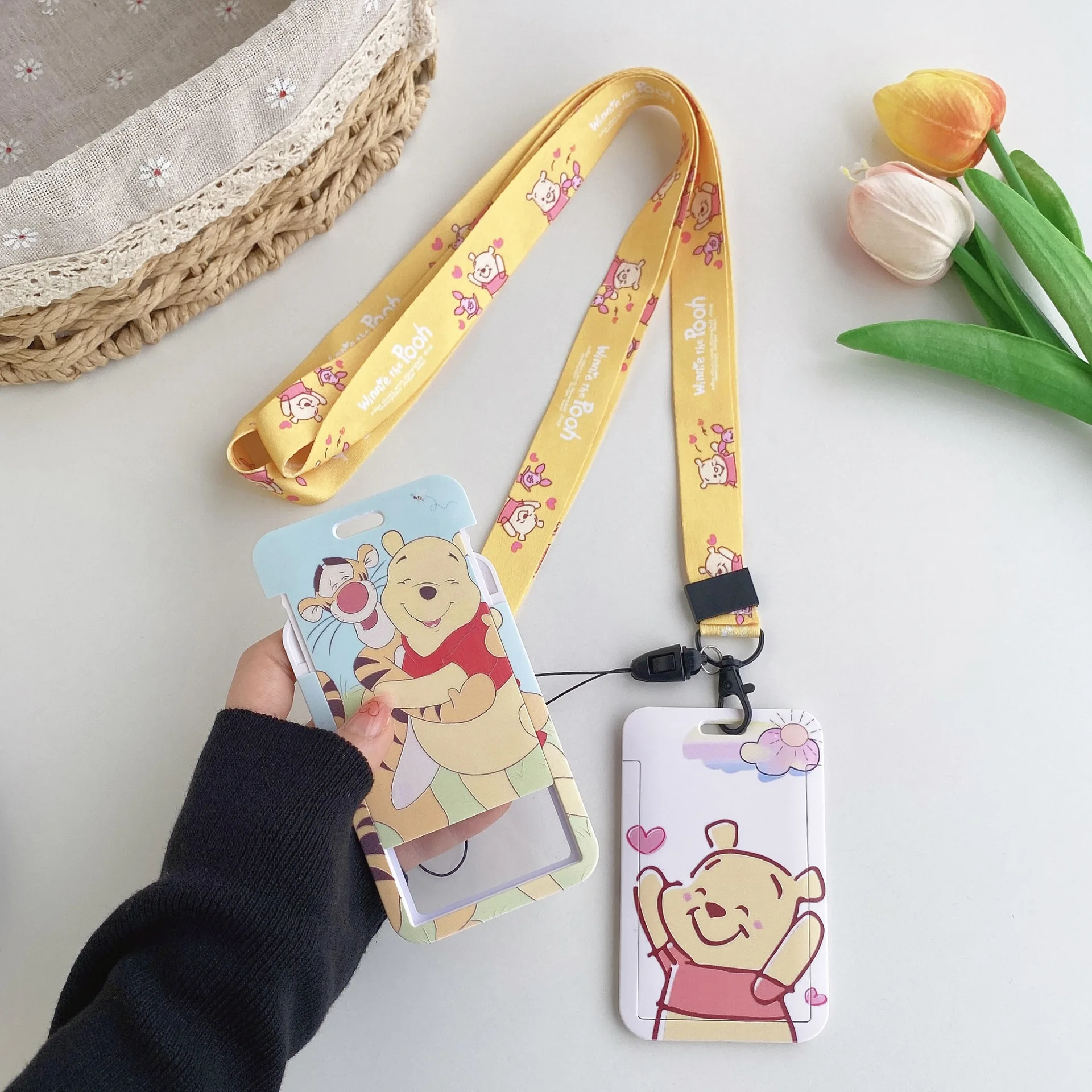 Creative Fashion Tigger Winnie Keychain Gift Badge Holder ID Credit Card Pass Hang Rope Lariat Mobile Phone Charm Accessories
Creative Fashion Tigger Winnie Keychain Gift Badge Holder ID Credit Card Pass Hang Rope Lariat Mobile Phone Charm Accessories