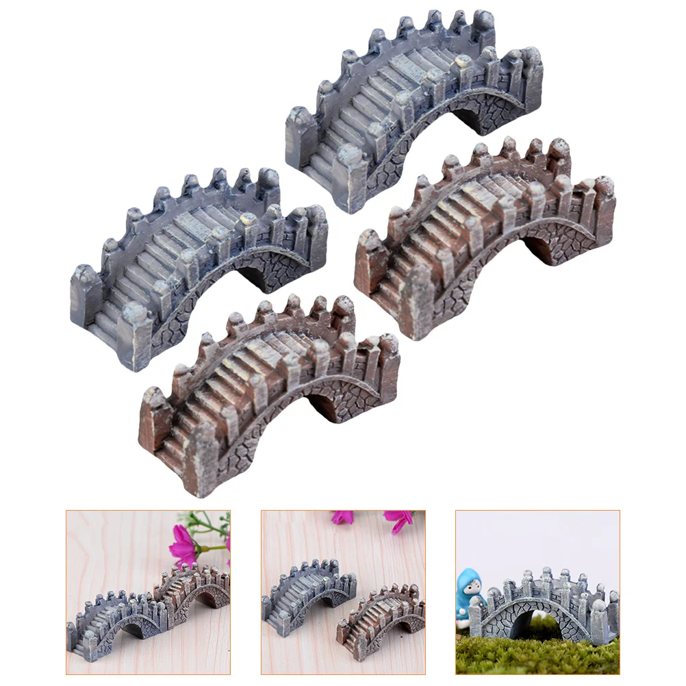 4 Pcs Micro Landscape Ornament Outdoor Decor Landscape Adornments Landscape Decoration Resin DIY Bonsai Bridge Model
4 Pcs Micro Landscape Ornament Outdoor Decor Landscape Adornments Landscape Decoration Resin DIY Bonsai Bridge Model