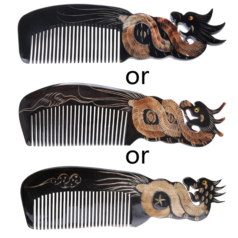 Натуральные расчески из бычьего рога, ручная резная щетка для лечения выпадения волос, массажные здоровые расчески
Натуральные расчески из бычьего рога, ручная резная щетка для лечения выпадения волос, массажные здоровые расчески