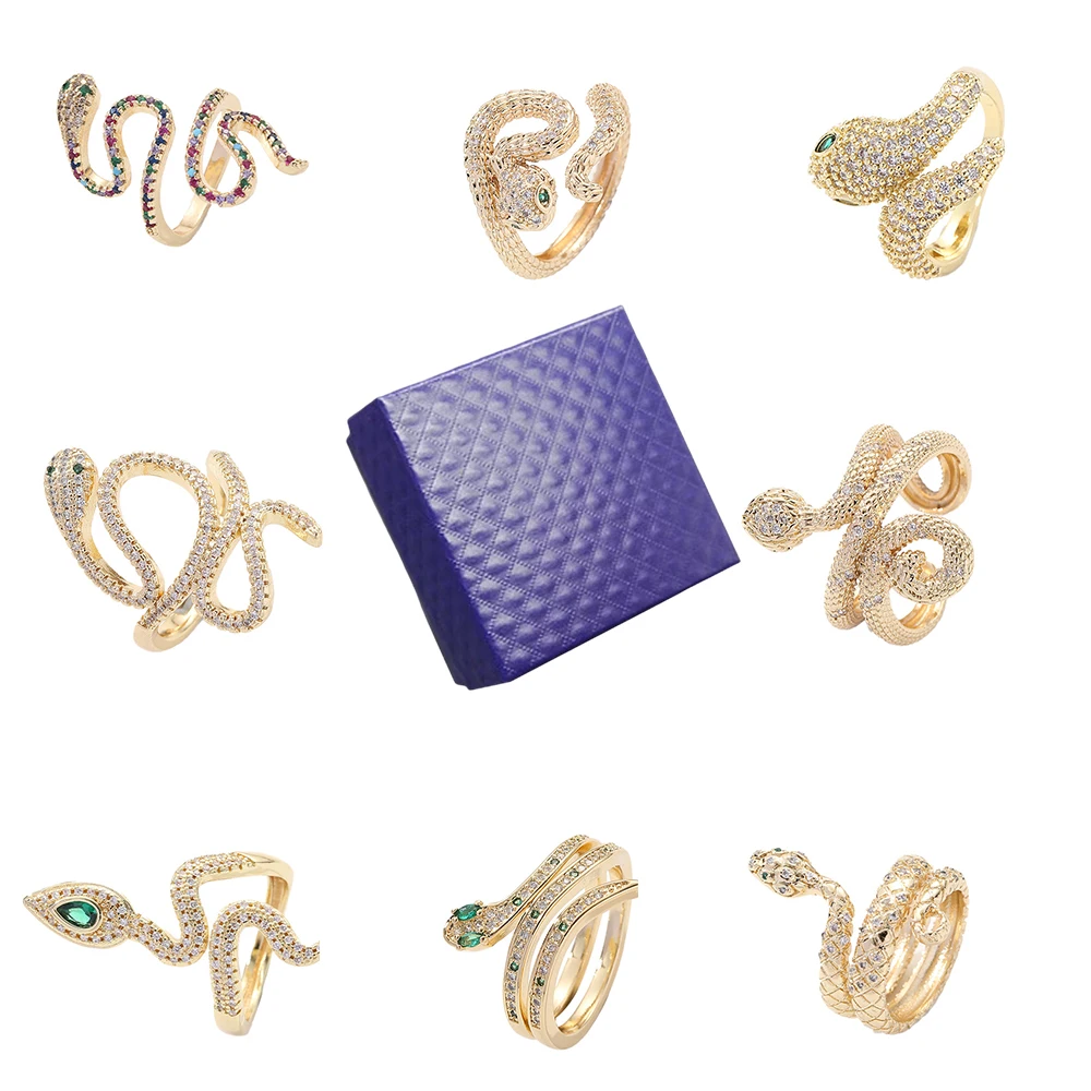 INS Hot Sale Fashion Adjustable Snake Ring High Quality Copper Inlaid Zirconia Ring For Women Girls Holiday Gifts Daily Wear
INS Hot Sale Fashion Adjustable Snake Ring High Quality Copper Inlaid Zirconia Ring For Women Girls Holiday Gifts Daily Wear