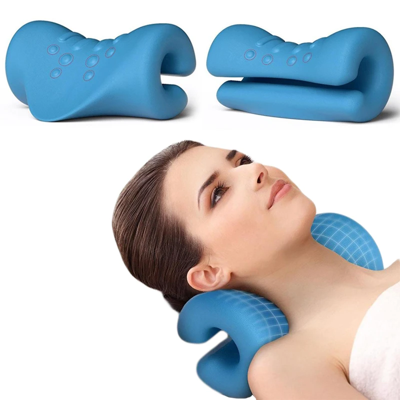 Correction Neck Pillow Neck Shoulder Stretcher Relaxer Stretch Cervical Spine Massage Memory Pillows Orthopedic Latex Pillow
Correction Neck Pillow Neck Shoulder Stretcher Relaxer Stretch Cervical Spine Massage Memory Pillows Orthopedic Latex Pillow