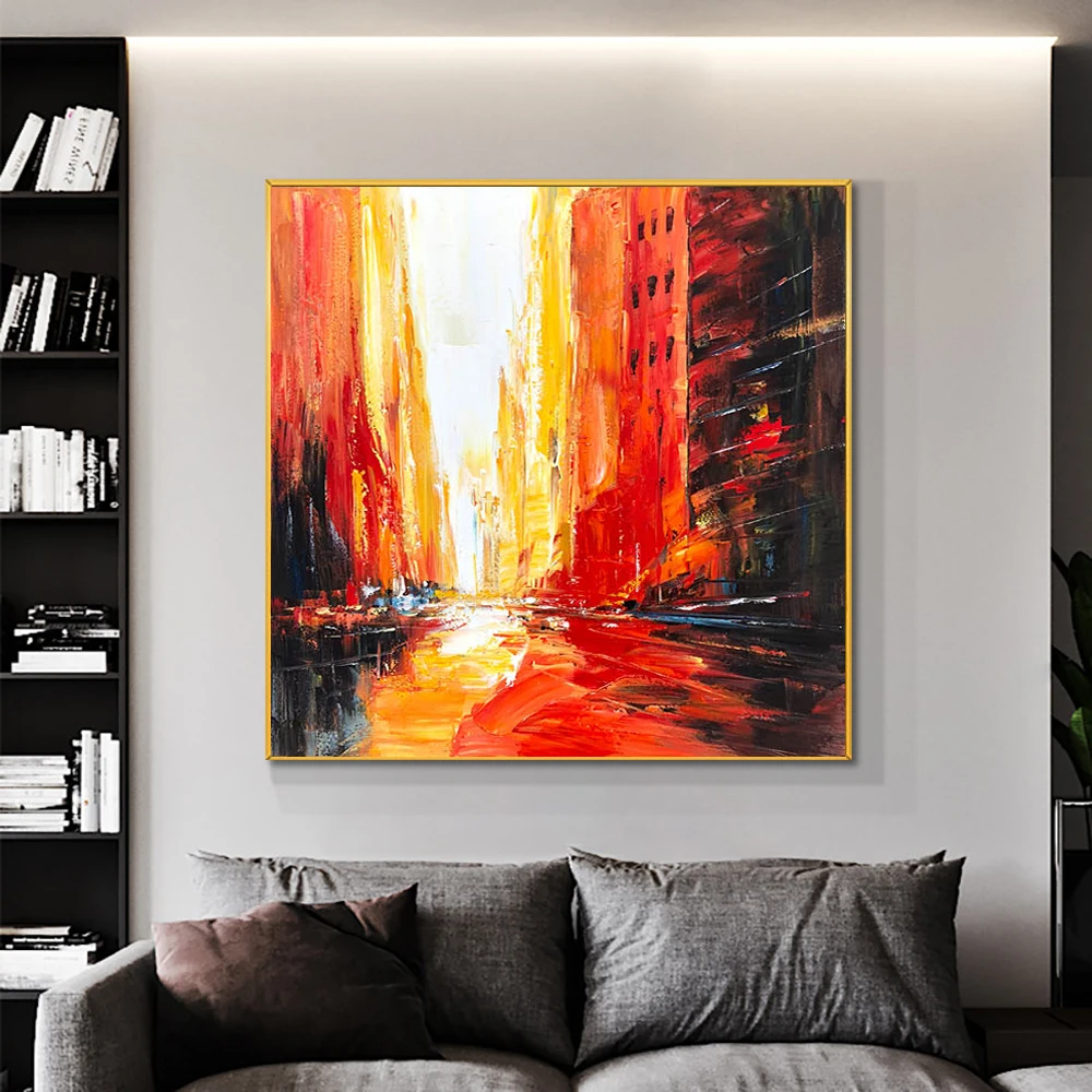 Large Wall Artabstract Hand Painted Oil Painting Cityscape On Canvas Colorful Architecture Pictures Home Decor No Framed
Large Wall Artabstract Hand Painted Oil Painting Cityscape On Canvas Colorful Architecture Pictures Home Decor No Framed