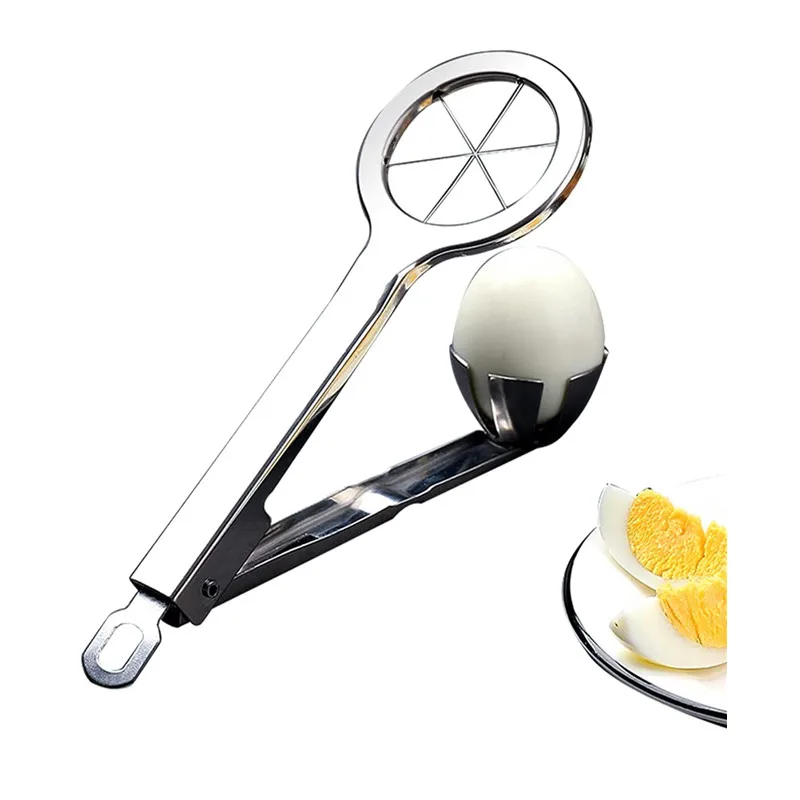 Stainless Steel Egg Slicer Egg Cutter with Handle for Hard Boiled Egg Heavy Duty Food Fruit Slicer with Six Blades Dishwasher
Stainless Steel Egg Slicer Egg Cutter with Handle for Hard Boiled Egg Heavy Duty Food Fruit Slicer with Six Blades Dishwasher