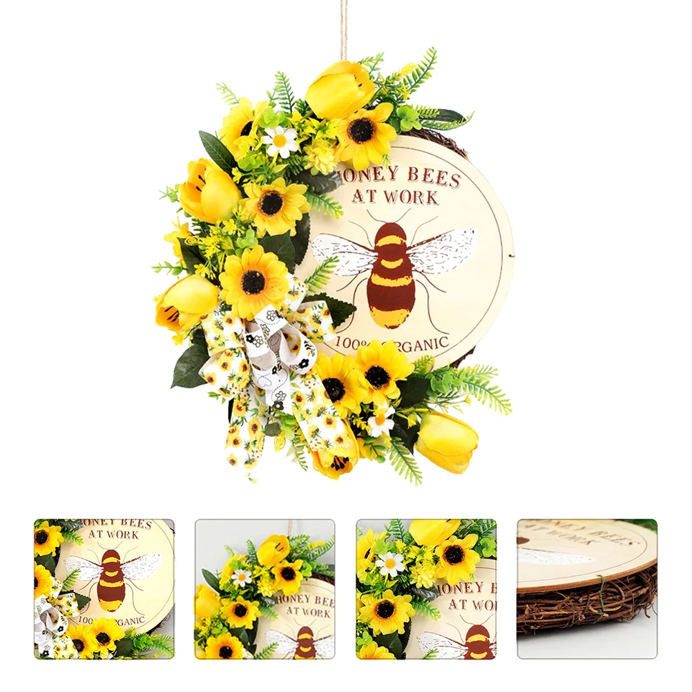1 Pc Decorative Door Pendant Artificial Sunflower Wreath Hanging Wreath (Yellow)
1 Pc Decorative Door Pendant Artificial Sunflower Wreath Hanging Wreath (Yellow)