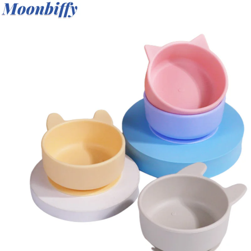 Children's Silicone Bowl Baby's Complementary Food Sucker Bowl Cartoon Mother and Child Tableware Silicone Dinner Plate Bavoirs
Children's Silicone Bowl Baby's Complementary Food Sucker Bowl Cartoon Mother and Child Tableware Silicone Dinner Plate Bavoirs