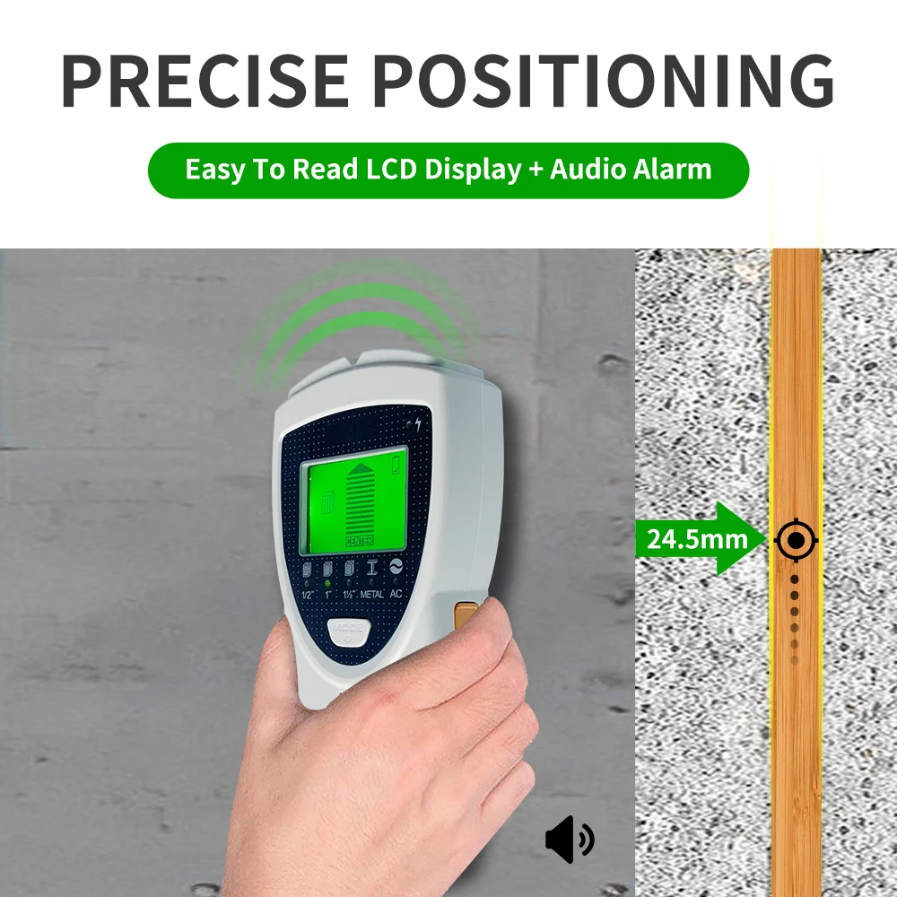 Wall Scanner 4 in 1 Electric Wall Detector Finders With Digital LCD Display for Wood AC Wire Metal Studs Detection
Wall Scanner 4 in 1 Electric Wall Detector Finders With Digital LCD Display for Wood AC Wire Metal Studs Detection