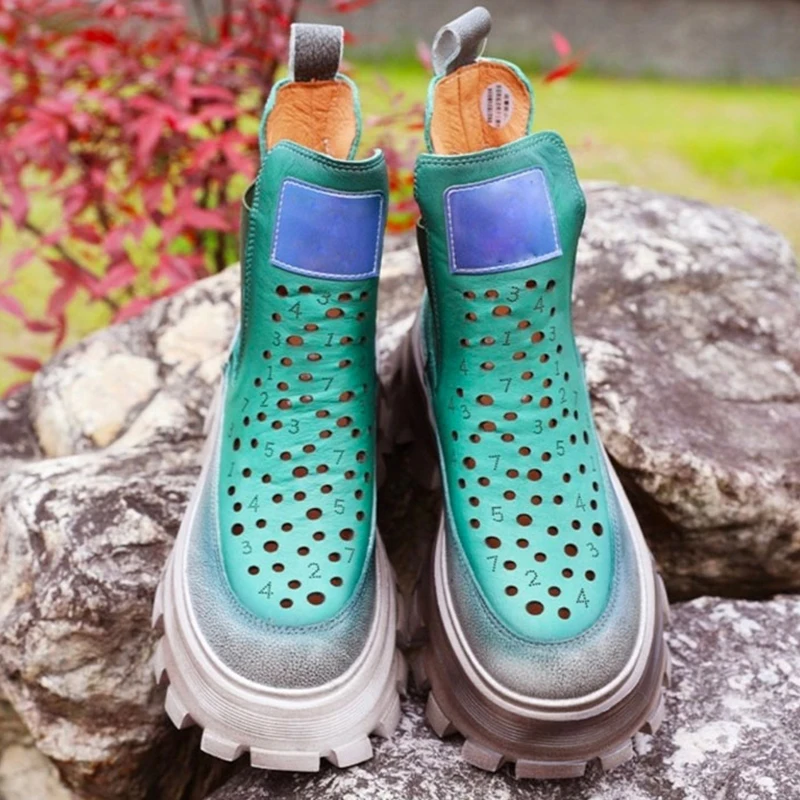 Women Thick Platform Sport Motorcycle Boots Sandals Spring Shoes 2022 New Fashion Rome Hollow Running Shoes Goth Ladies Zapatos
Women Thick Platform Sport Motorcycle Boots Sandals Spring Shoes 2022 New Fashion Rome Hollow Running Shoes Goth Ladies Zapatos