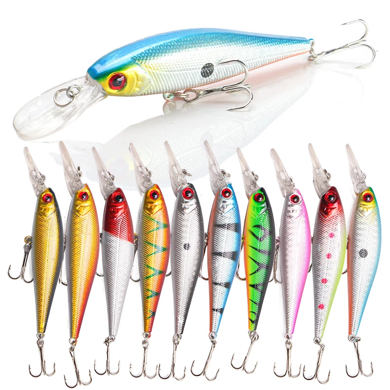 1pcs Floating Fishing Wobbler 2022 Crankbait Lure 100mm 9.5g Saltwater Hard Bait for Bass Trout Pike Isca Artificial
1pcs Floating Fishing Wobbler 2022 Crankbait Lure 100mm 9.5g Saltwater Hard Bait for Bass Trout Pike Isca Artificial