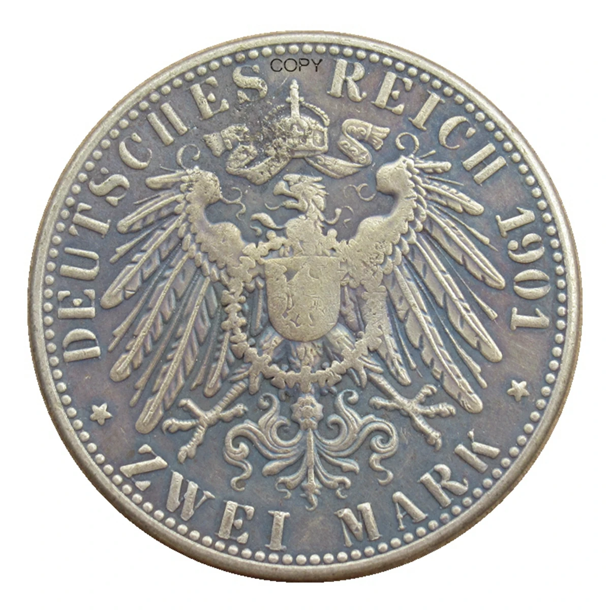 Декоративная серебрянная монета Германия 2 Марка 1901-1904
Декоративная серебрянная монета Германия 2 Марка 1901-1904