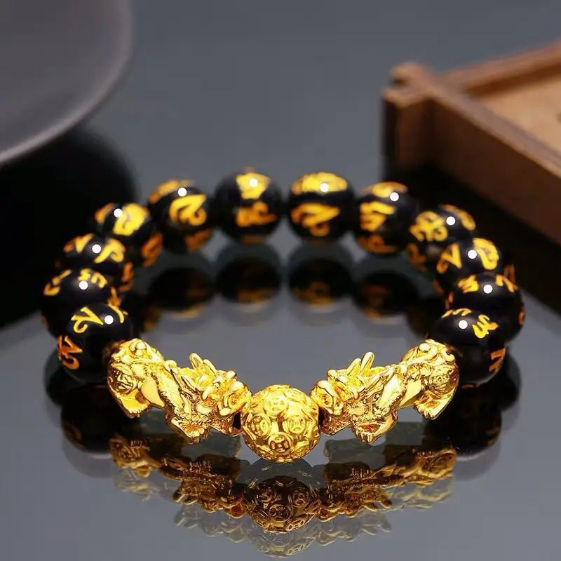 Hot selling lucky rosary bracelet men's and women's bracelets gold leather show fortune and good luck change bracelet
Hot selling lucky rosary bracelet men's and women's bracelets gold leather show fortune and good luck change bracelet