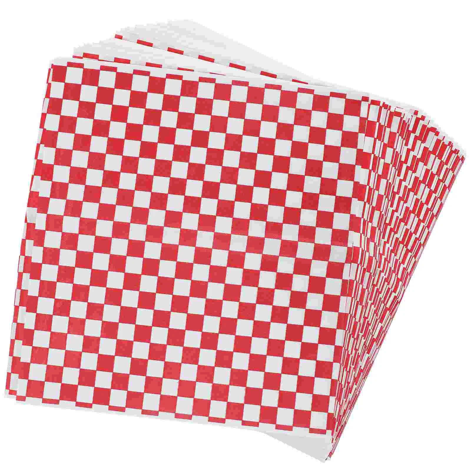 Paper Sandwich Wrapping Food Checkered Square Grease Resistant Red Truck Supplies Deli Sheets Wraps Burger Caramel Wrappers
Paper Sandwich Wrapping Food Checkered Square Grease Resistant Red Truck Supplies Deli Sheets Wraps Burger Caramel Wrappers