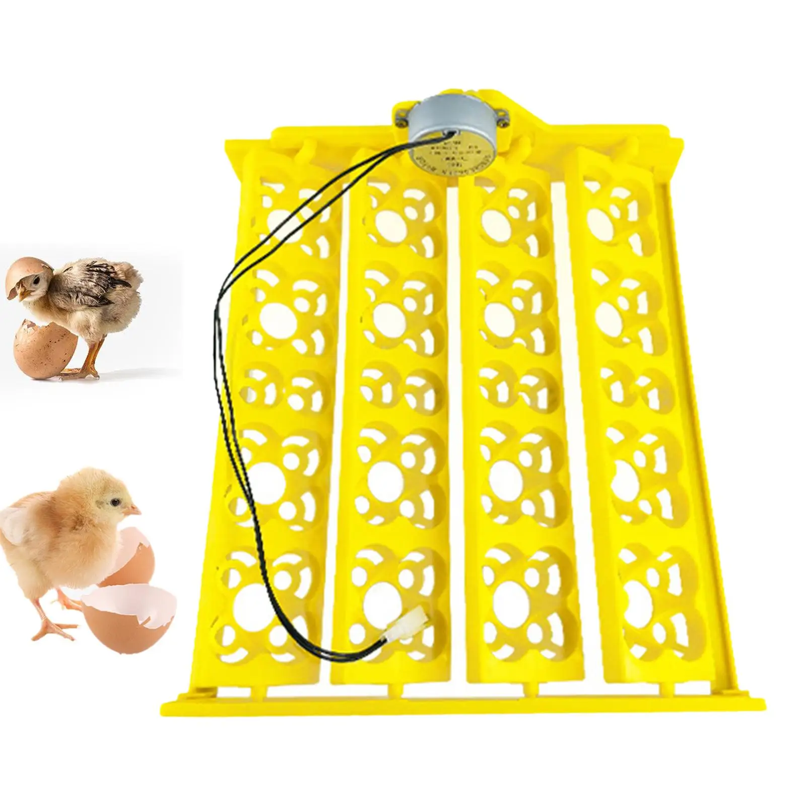 

Egg Incubator Tray Egg Turner Turning Tray Egg Hatcher Machine Accessory with Automatic Turning Motor for Birds Duck Goose Quail