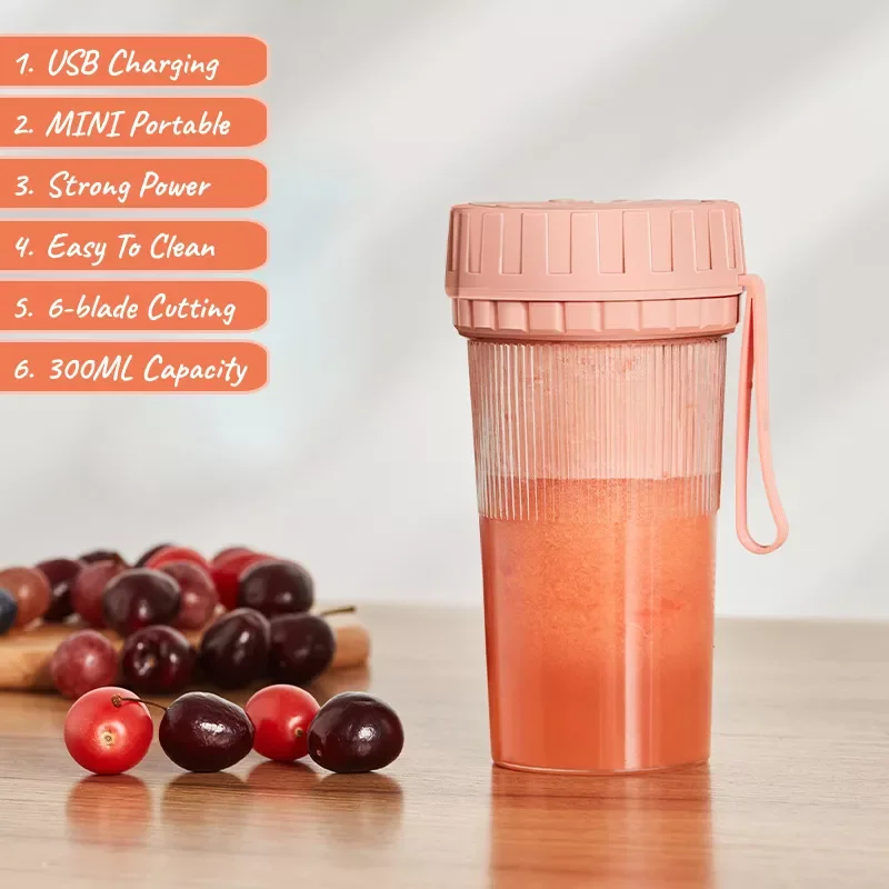 Portable Juicer Blender 300ml Fruit Juicer USB Charging Lemon Orange Fruit Juicing Cup Smoothie Blender Machine
Portable Juicer Blender 300ml Fruit Juicer USB Charging Lemon Orange Fruit Juicing Cup Smoothie Blender Machine