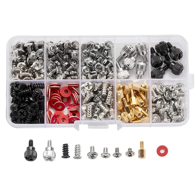 A63I 280PCS Computer Screw Standoffs Set Kit M3 M3.5 M5 Screw For Hard Drive Computer Case Motherboard Fan Power Image
A63I 280PCS Computer Screw Standoffs Set Kit M3 M3.5 M5 Screw For Hard Drive Computer Case Motherboard Fan Power Image