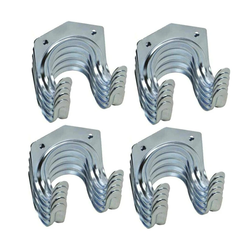 20Pcs Metal Tool Storage Wall Hook Double Hanger Holder Hanging Hooks Garden Kitchen Garage Housekeeper Clothes Rack
20Pcs Metal Tool Storage Wall Hook Double Hanger Holder Hanging Hooks Garden Kitchen Garage Housekeeper Clothes Rack