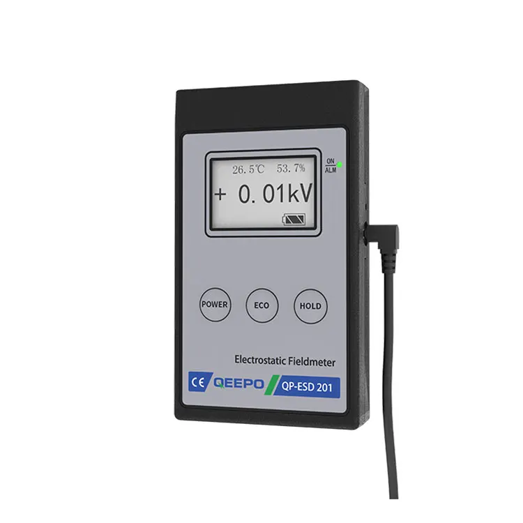 Qeepo QP-ESD201 handy электростатических, статических зарядов полевой измеритель, используемый в индустрии статического контроля
Qeepo QP-ESD201 handy электростатических, статических зарядов полевой измеритель, используемый в индустрии статического контроля