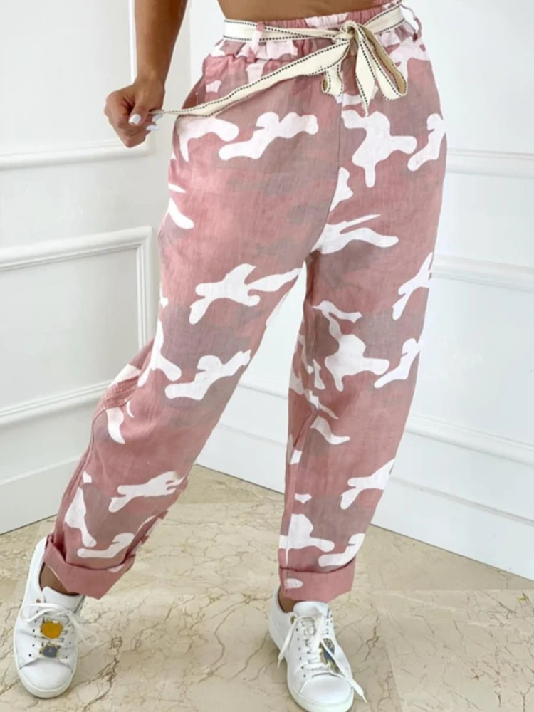 2022 Women Summer Fashion Loose Street Pants Sweatpants Spring Lace Up Loose Street Ladies Pants Spring New Printed Casual Pants
2022 Women Summer Fashion Loose Street Pants Sweatpants Spring Lace Up Loose Street Ladies Pants Spring New Printed Casual Pants