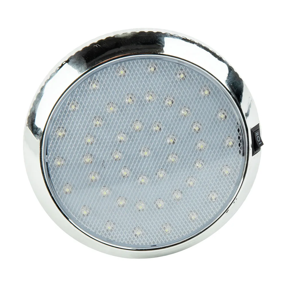 1pc 12V LED Roof Ceiling Interior Lights Camper Van Boat Caravan Light With 46 White LED Light Super Brighter More Energy-saved
1pc 12V LED Roof Ceiling Interior Lights Camper Van Boat Caravan Light With 46 White LED Light Super Brighter More Energy-saved