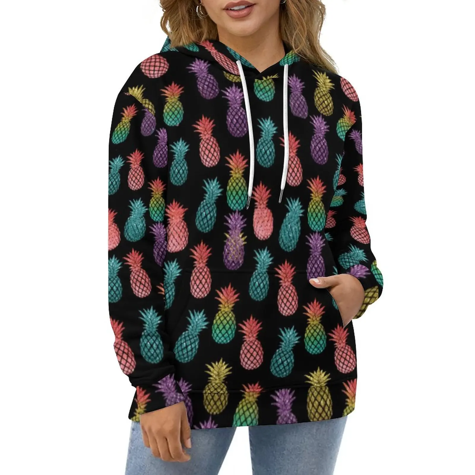 Pineapple Hoodies Autumn Fruit Print Street Fashion Oversized Hoodie Couple Long Sleeve Funny Custom Casual Hooded Sweatshirts
Pineapple Hoodies Autumn Fruit Print Street Fashion Oversized Hoodie Couple Long Sleeve Funny Custom Casual Hooded Sweatshirts